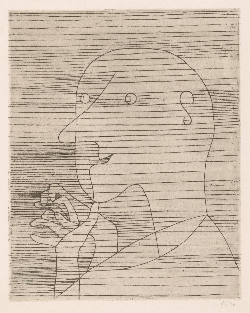 Den kalkulerende gamle mannen av Paul Klee