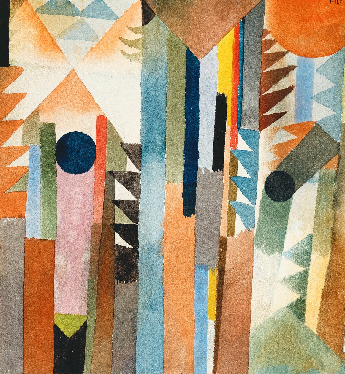 Skogen som vokste fra frøet; Skogen som vokste fra frøet av Paul Klee