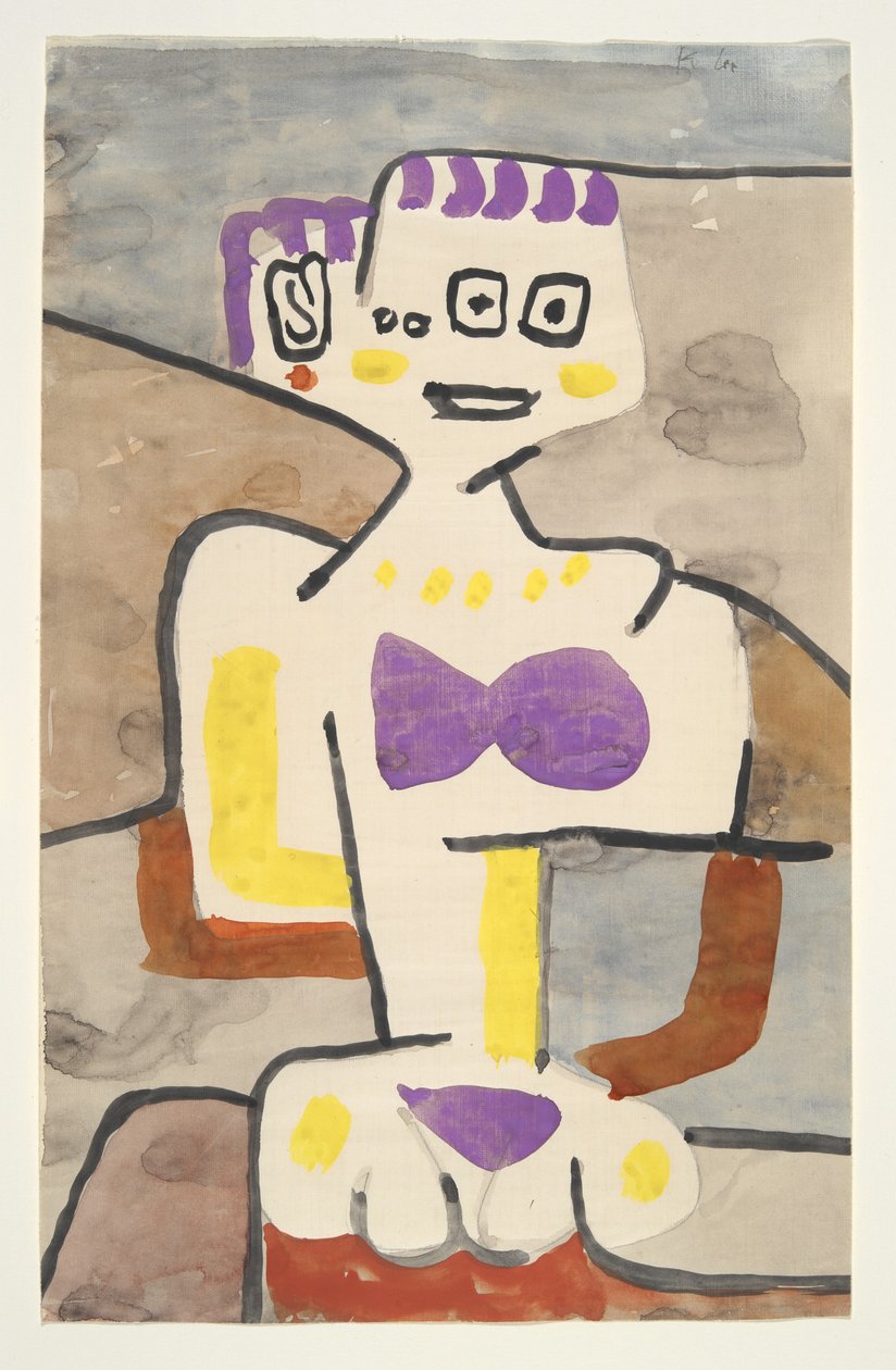 Piken i nord, ca. 1939 (akvarell) av Paul Klee