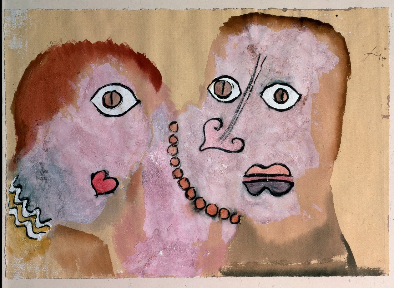 Halskjedet (Akvarell av Paul Klee
