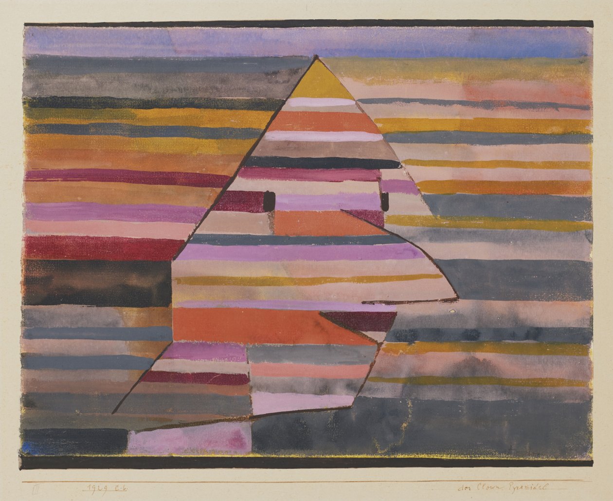 Pyramideklovnen av Paul Klee