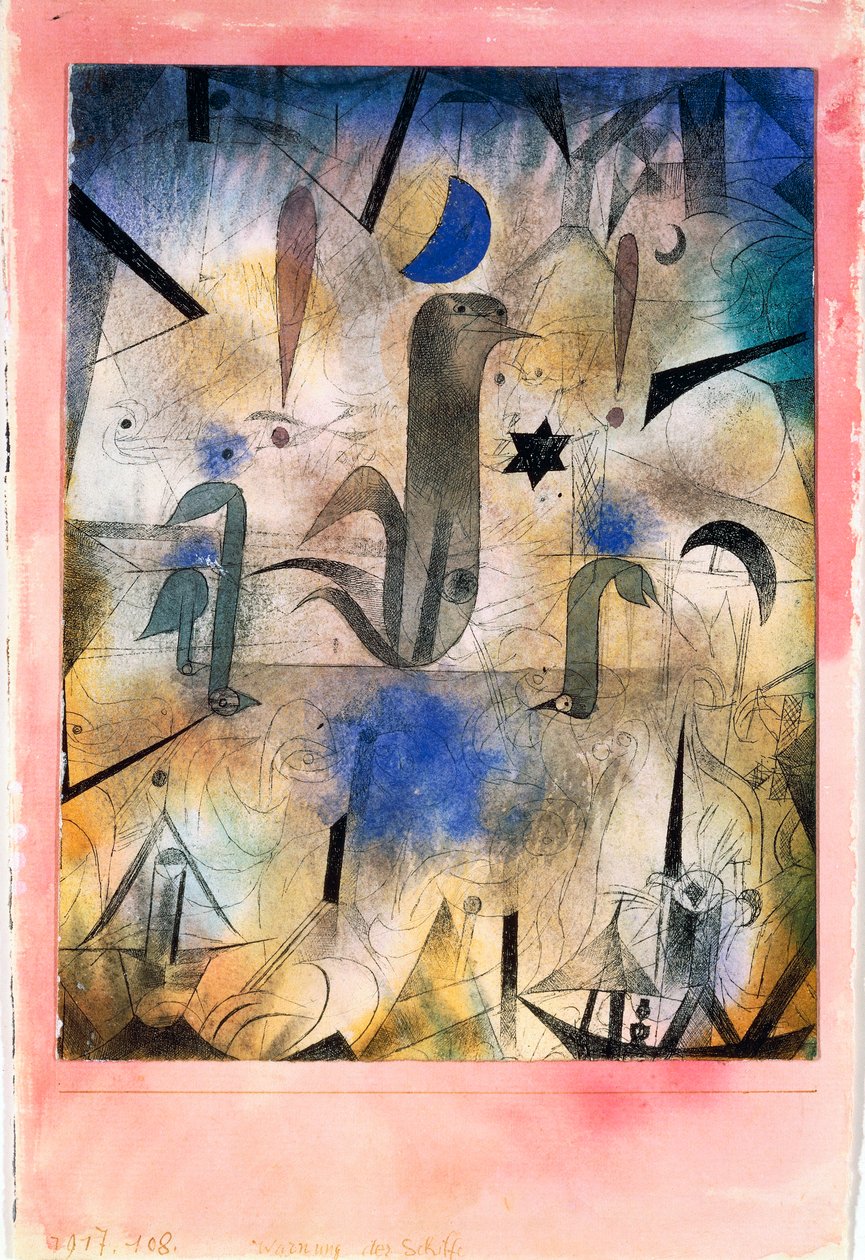"Sirenene til båter" av Paul Klee