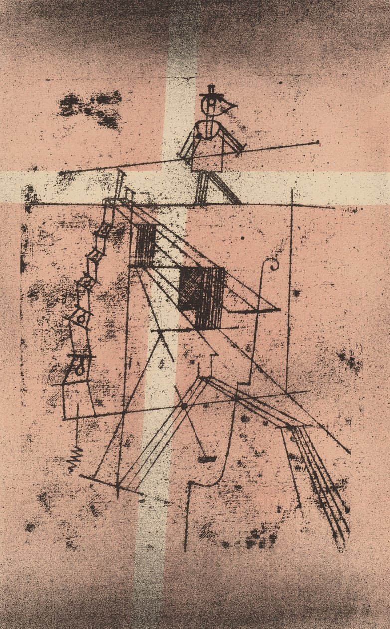 The Tight Rope Walker Seiltänzer, 1923. av Paul Klee