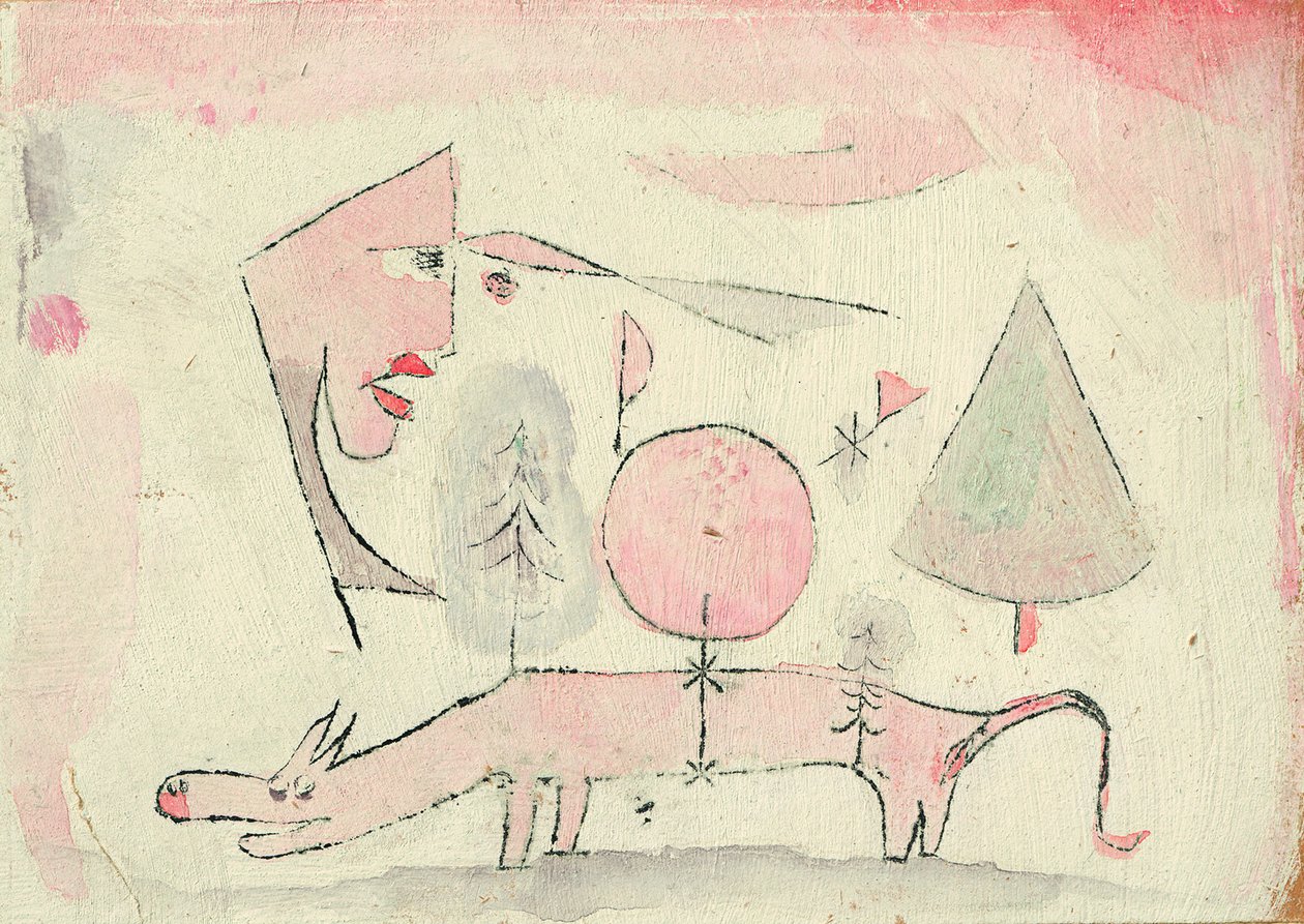 Det skamløse dyret, 1920 av Paul Klee