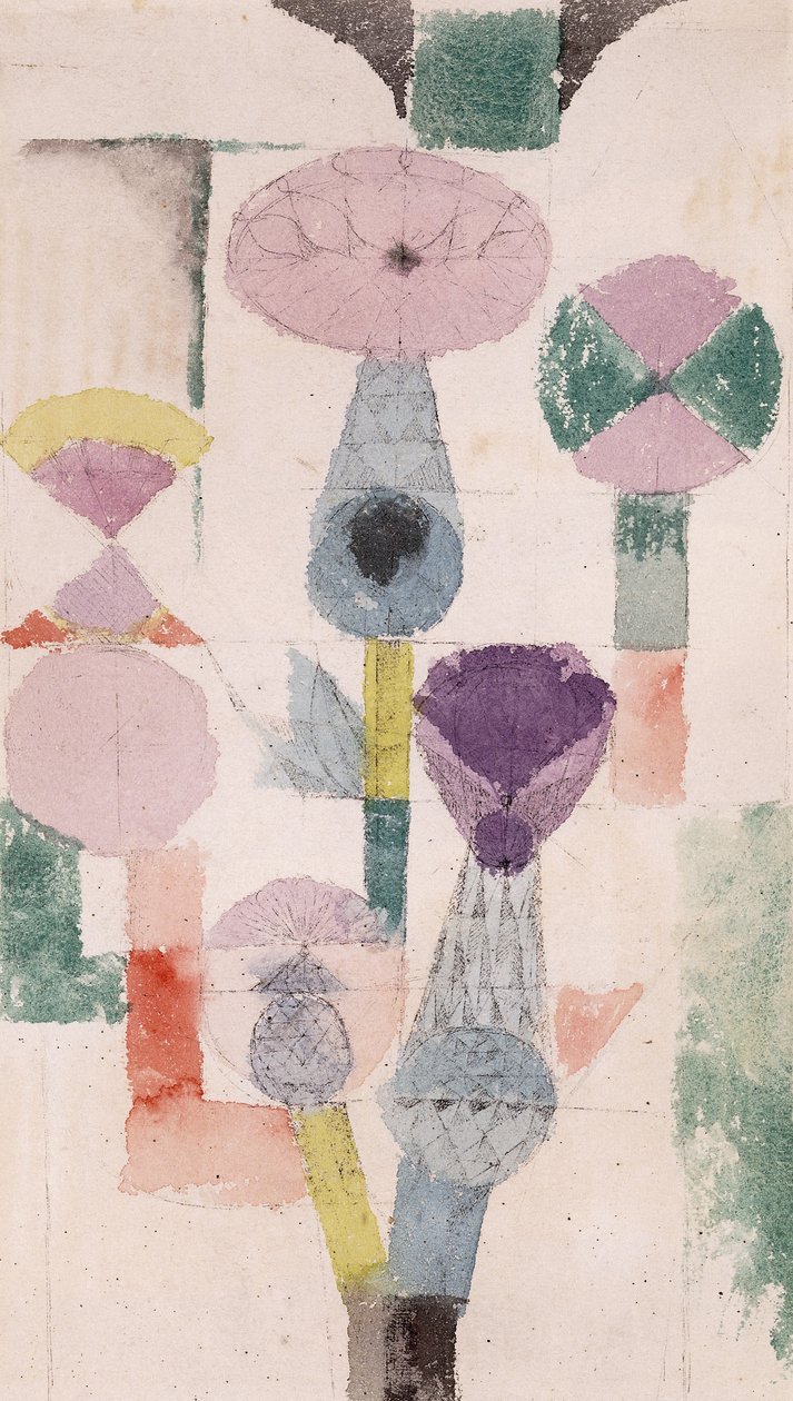 Tistel Bloom; Distelblute av Paul Klee