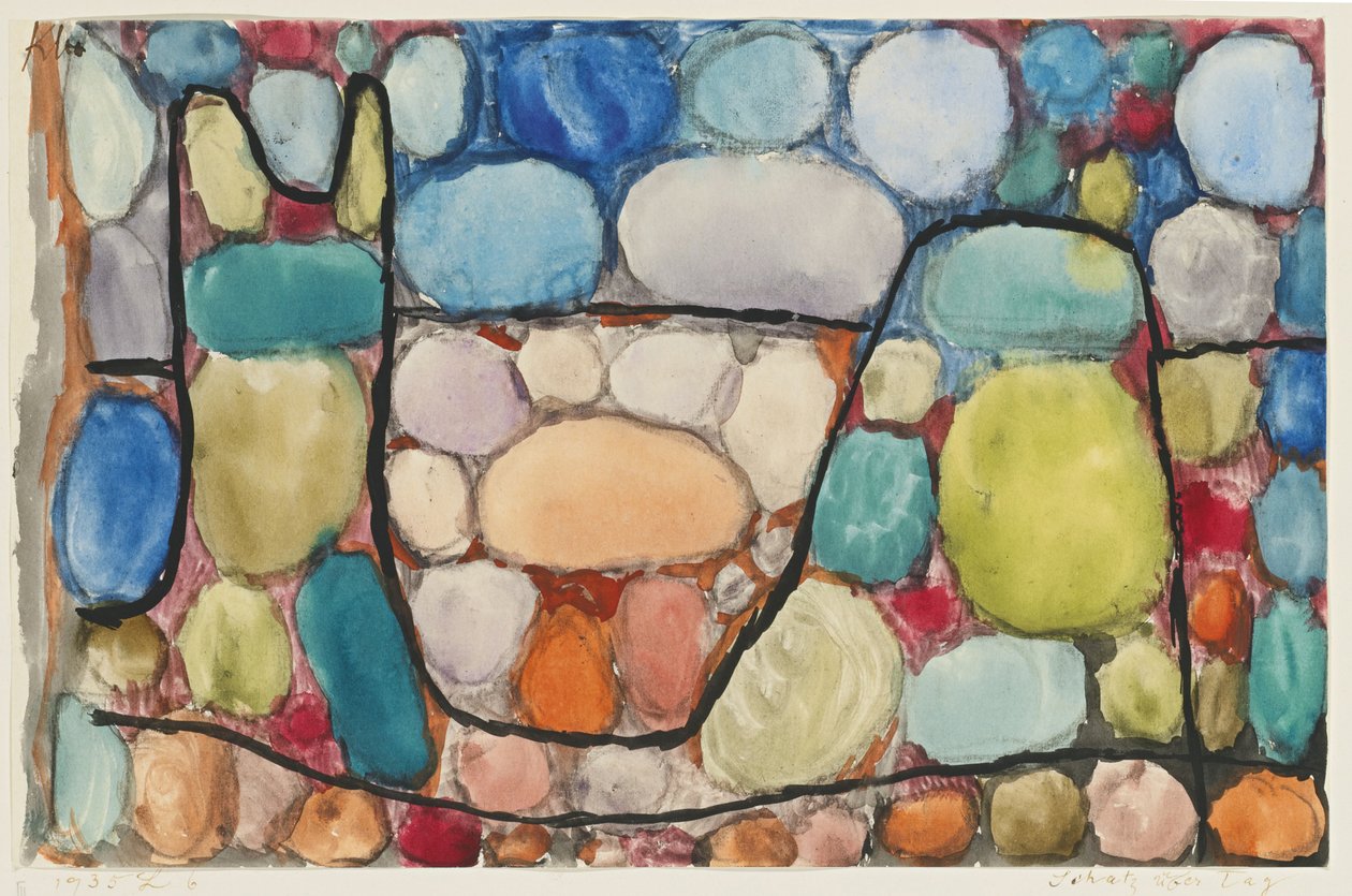 Treasure above Ground Treasure Above Day, 1935 av Paul Klee