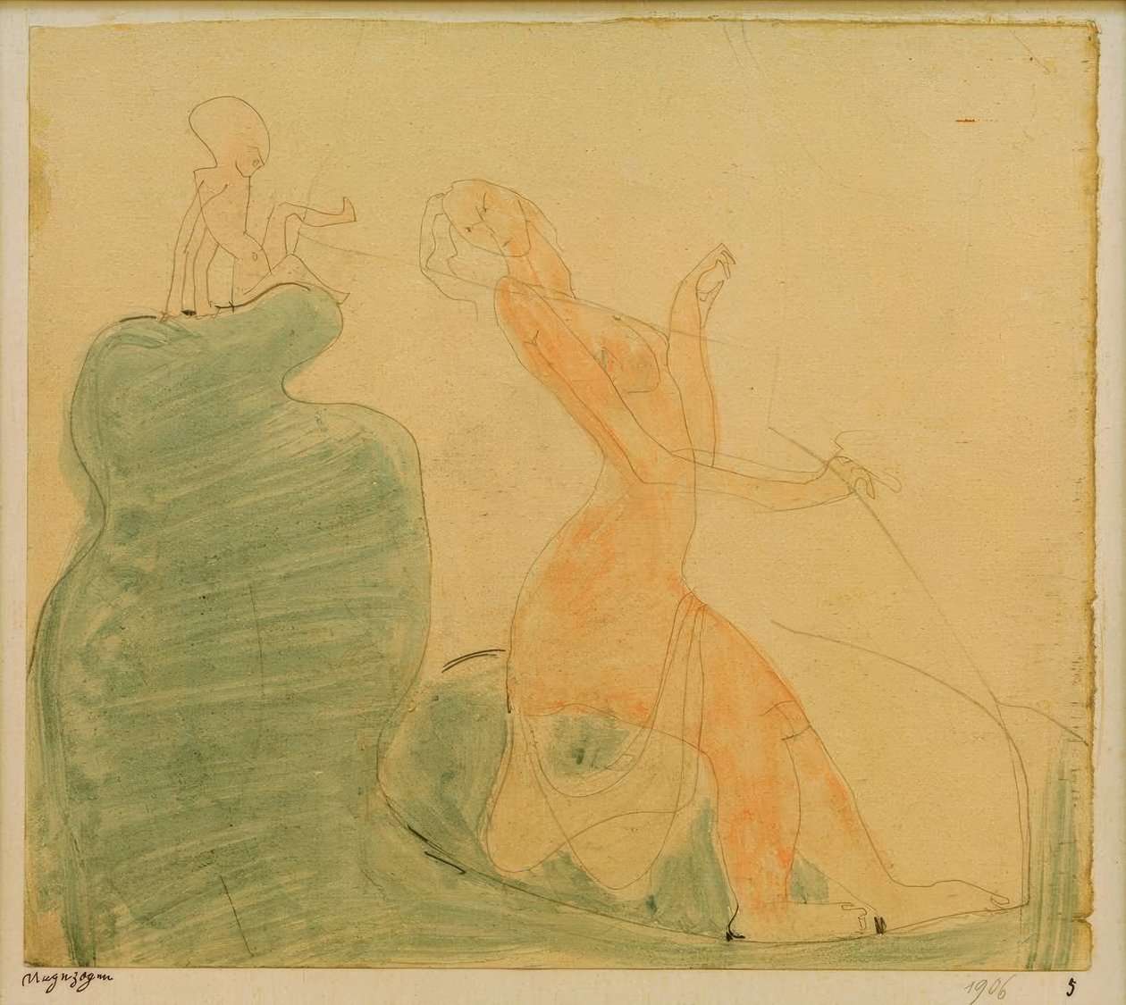 Slem (Aphrodite og den slemme Eros av Paul Klee