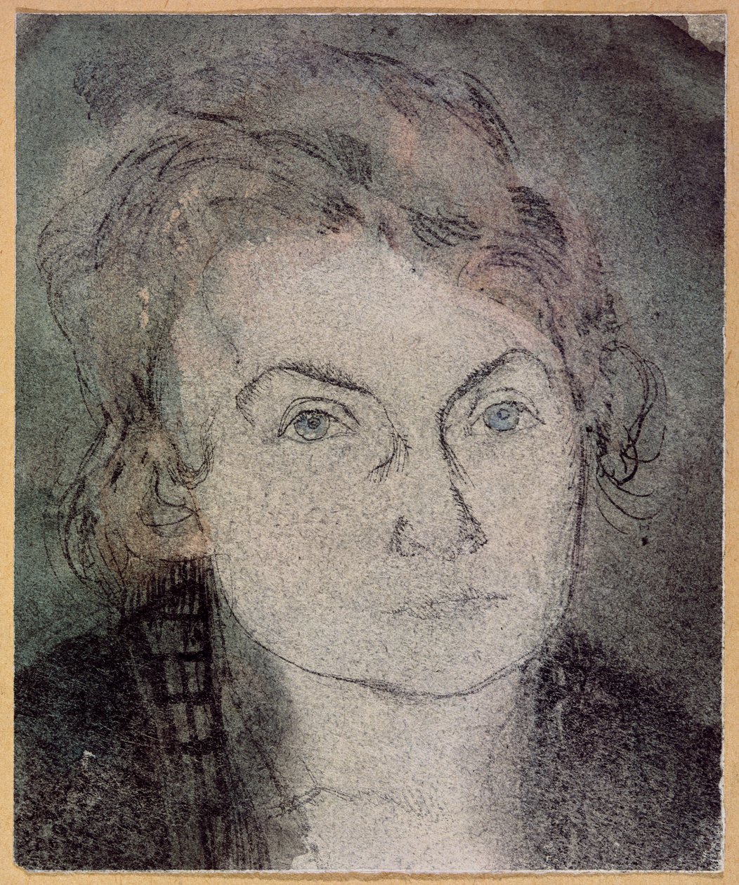 Uten tittel (Lily Klee-Stumpf) (1876-1946) ca. 1906 (blyant og akvarell på papir) av Paul Klee