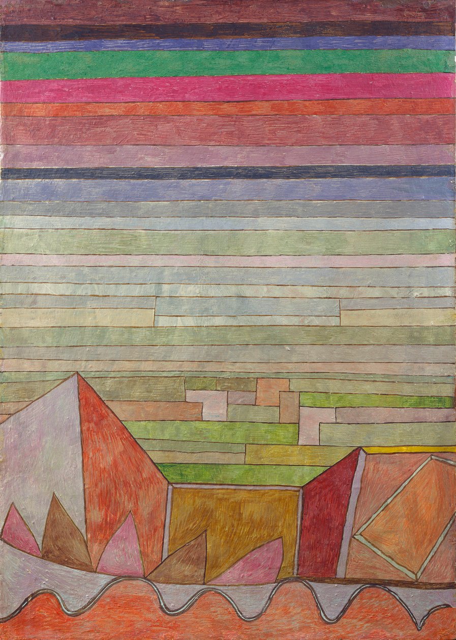 Utsikt inn i det fruktbare landet, 1932. av Paul Klee