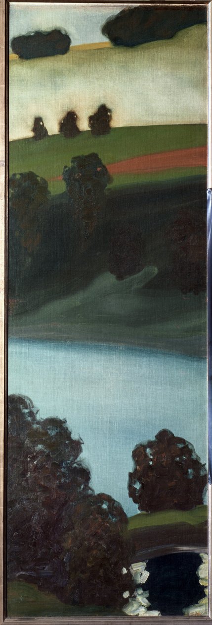 Utsikt over Aar-dalen, Sveits - Maleri av Paul Klee