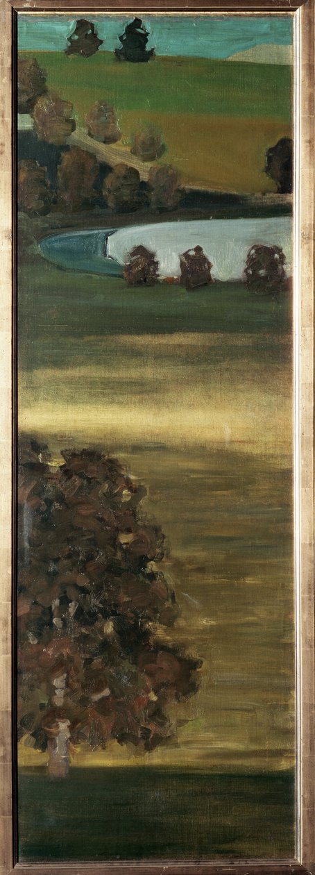 Utsikt over Aar-dalen, Sveits - Maleri av Paul Klee