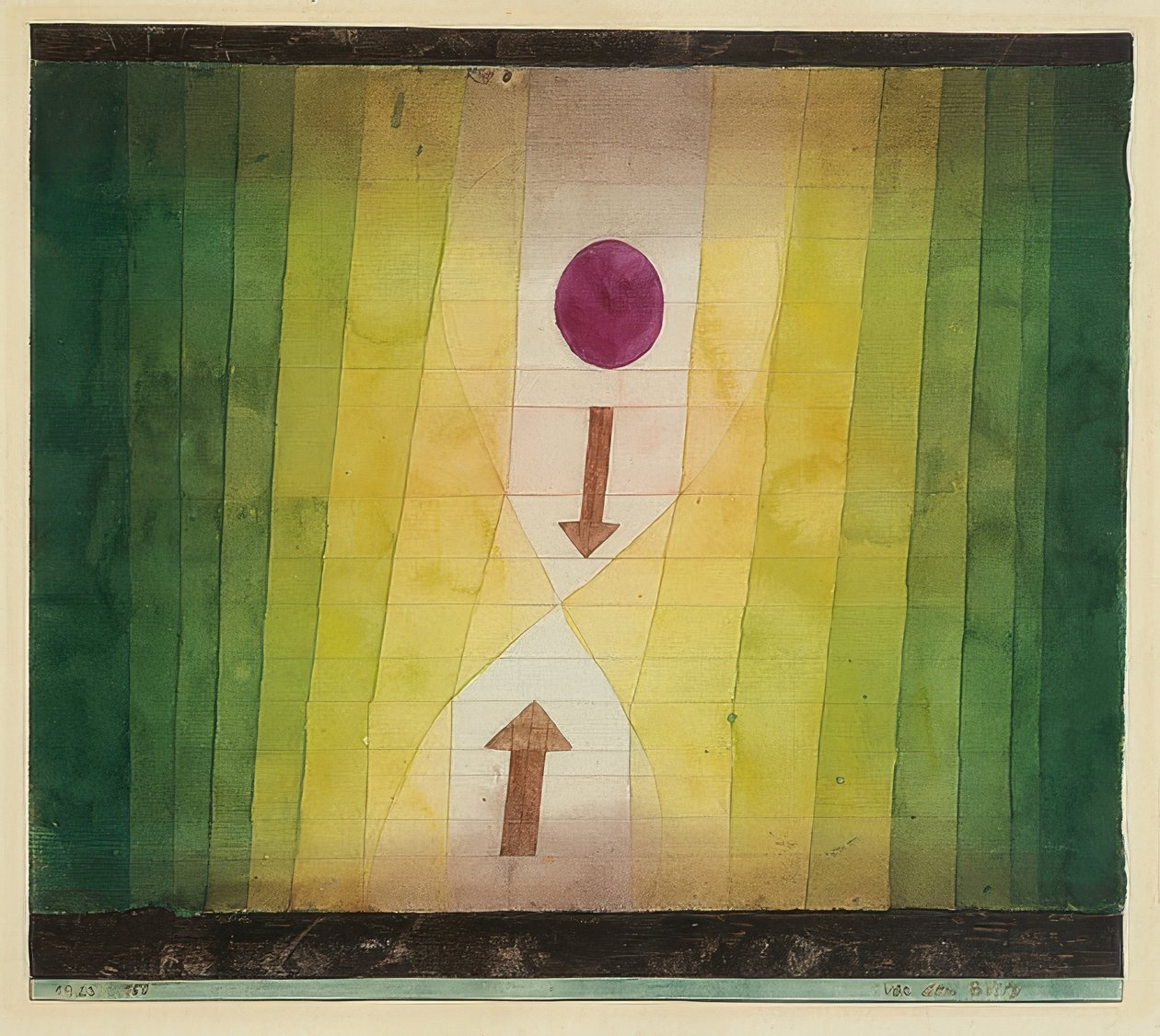 Før lynet. 1923.150 av Paul Klee