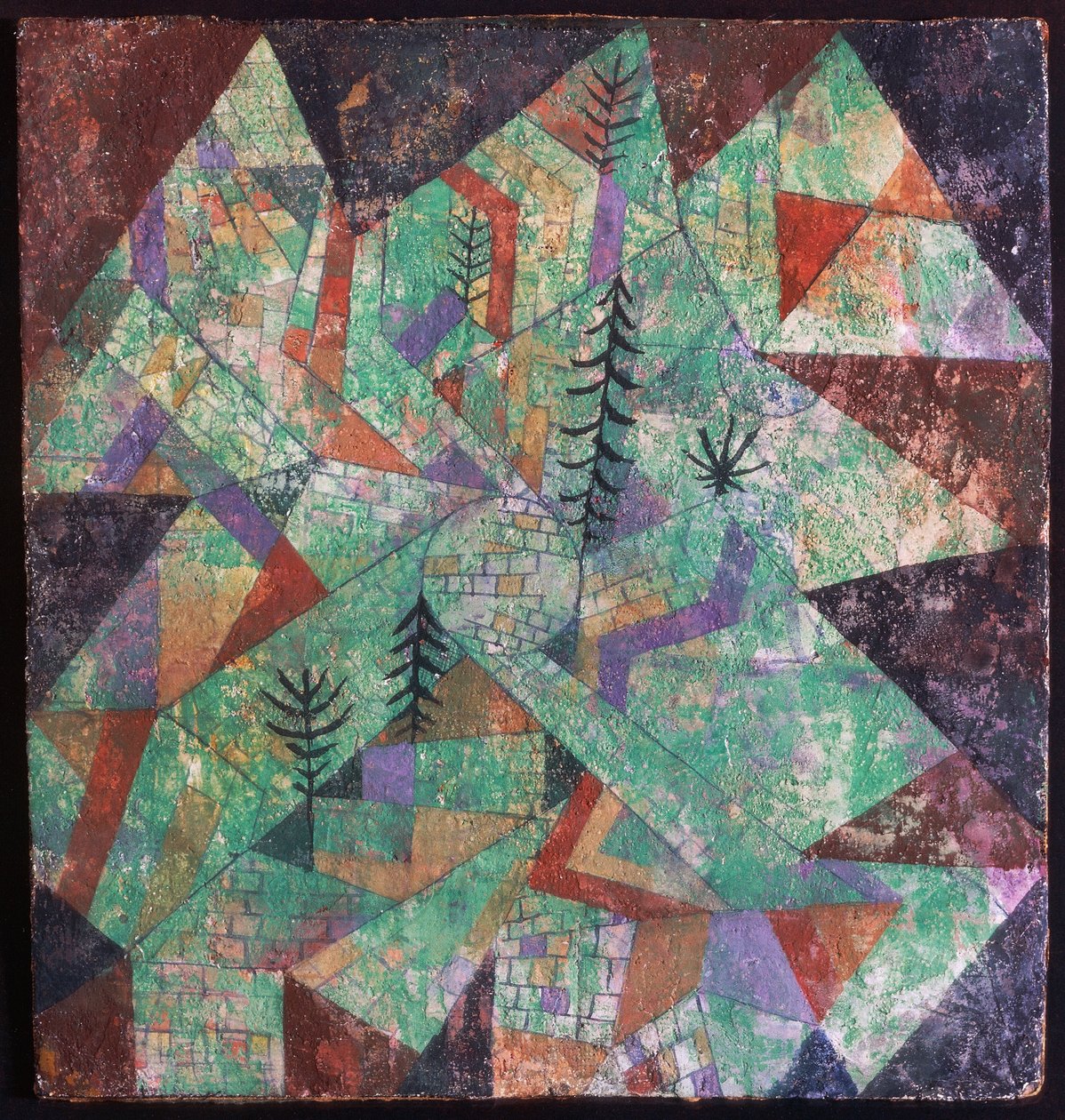 skogbygging av Paul Klee