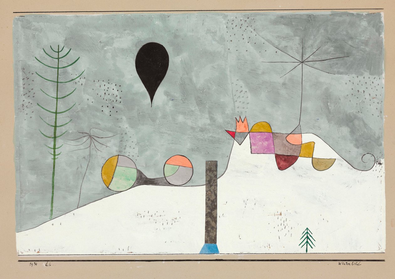 Vinterbilde av Paul Klee