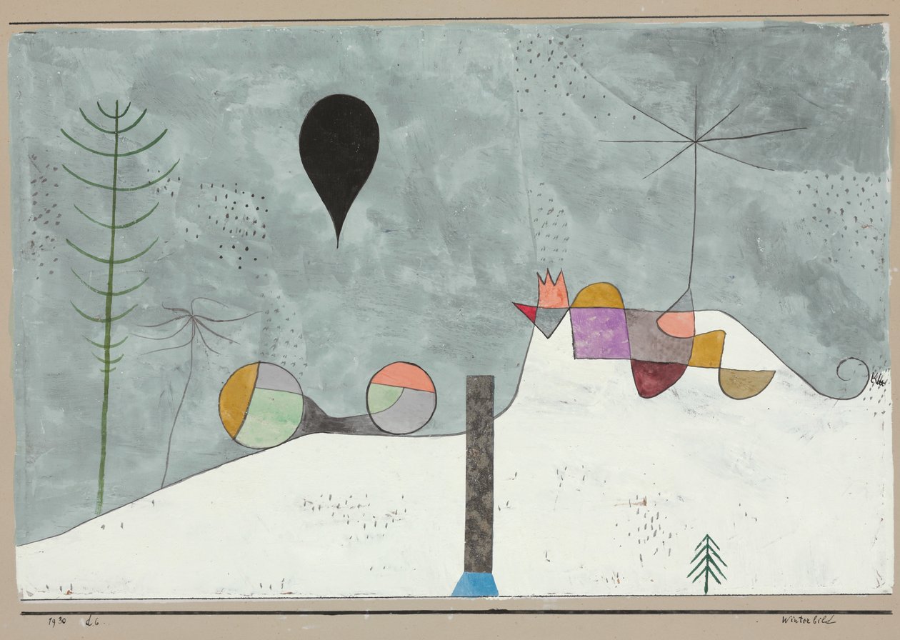 Vinterbilde; Vinterbilde av Paul Klee