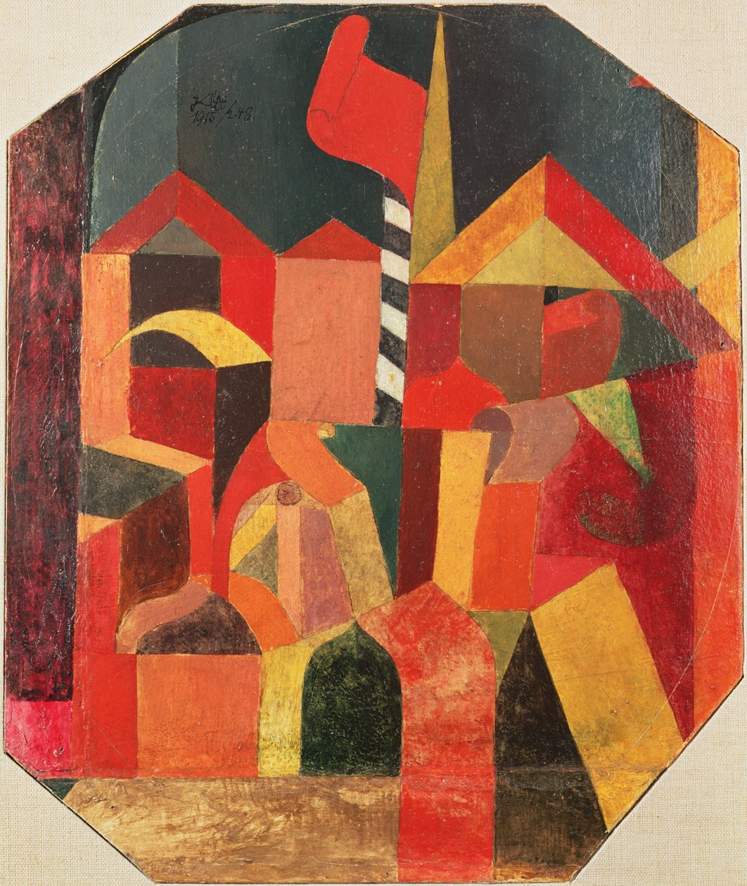 Med det røde flagget av Paul Klee