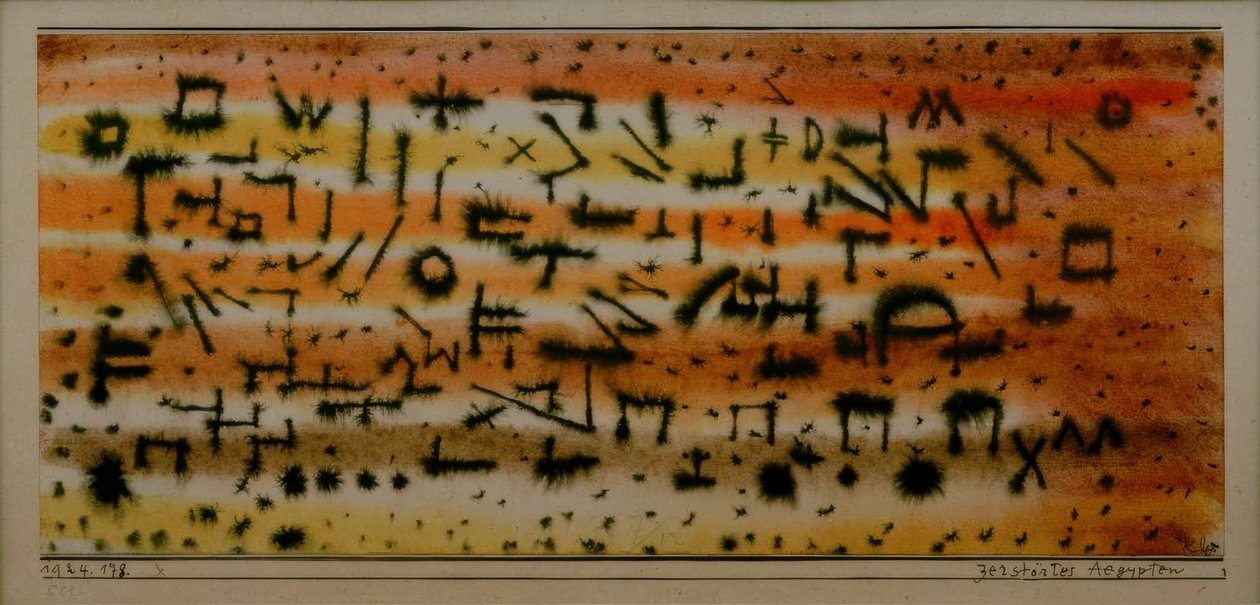Ødelagt Egypt av Paul Klee