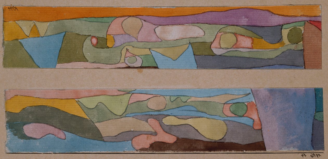 To små akvareller av Paul Klee