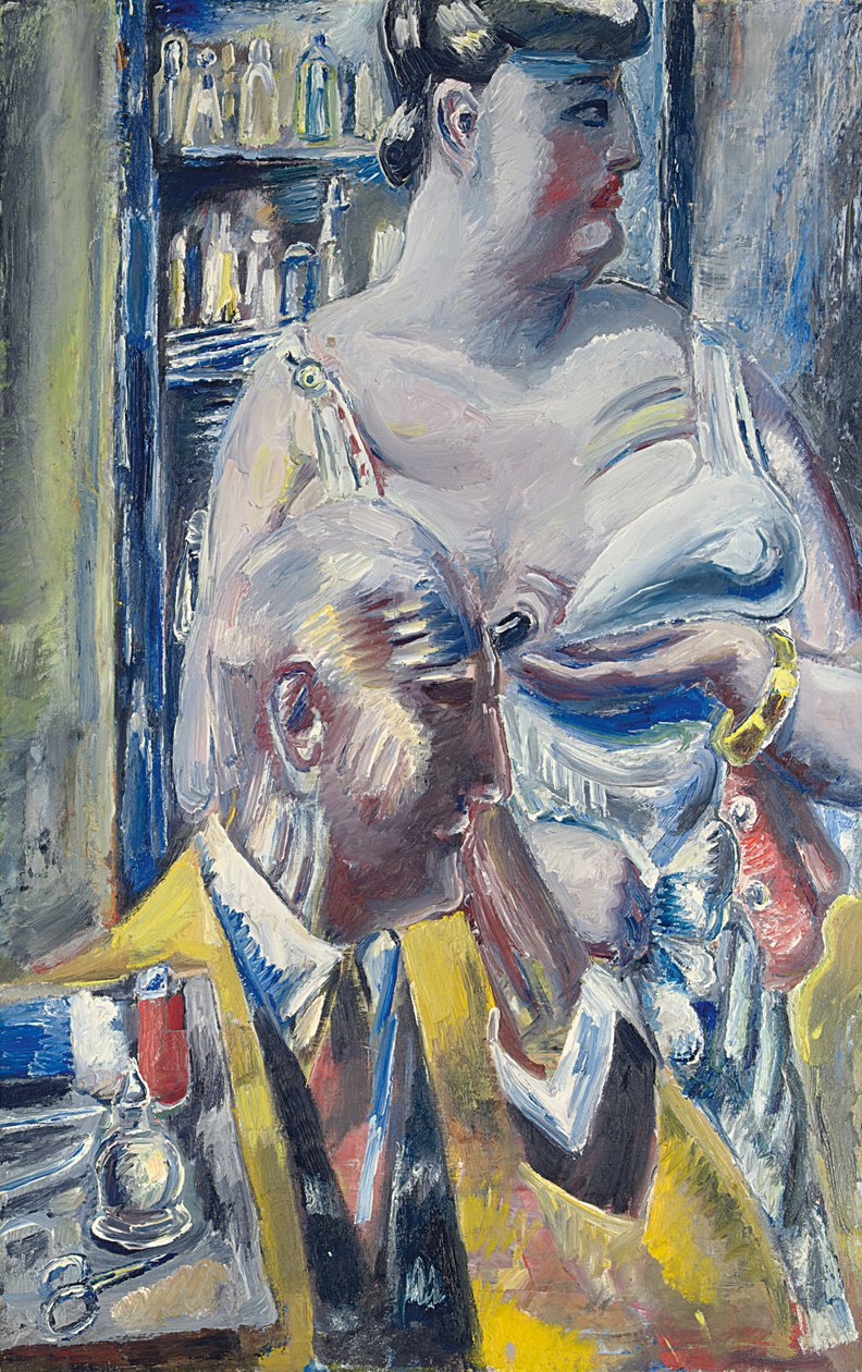 Dame hos doktoren I; Dame beim Arzt I av Paul Kleinschmidt