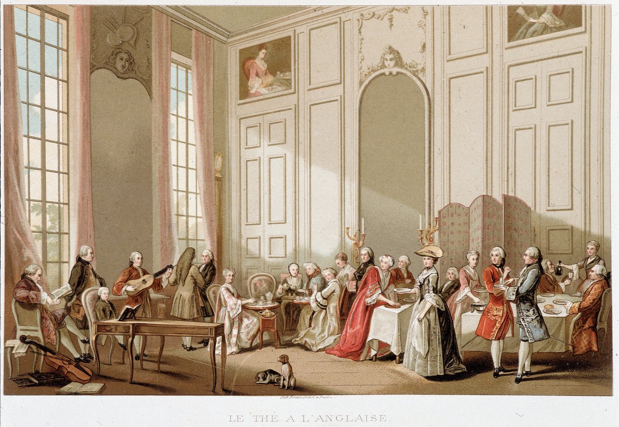 Den engelske stilen, "" 1700-tallet - Institusjoner: bruk og kostymer, Frankrike 1700-1789" av Paul Lacroix av Paul Lacroix