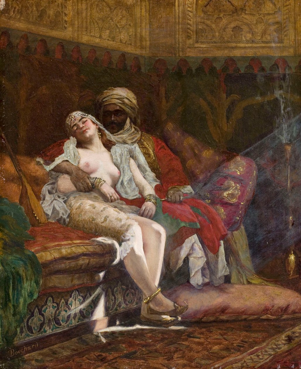 Favoritten (olje på lerret) av Paul Louis Bouchard