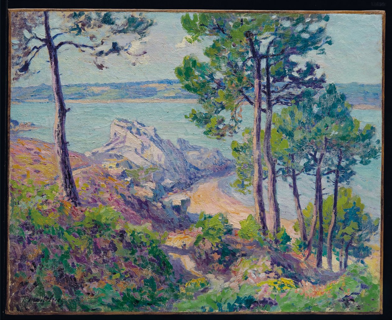 Ved kysten, ca. 1906 (olje på lerret) av Paul Madeline