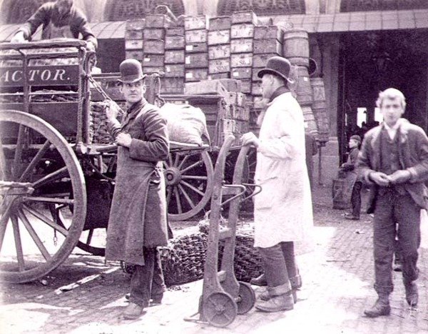Lossing på Billingsgate Market av Paul Martin