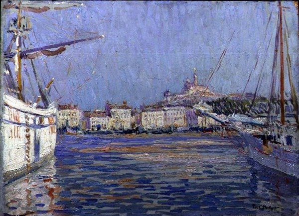 Den gamle havnen, Marseille av Paul Mathieu