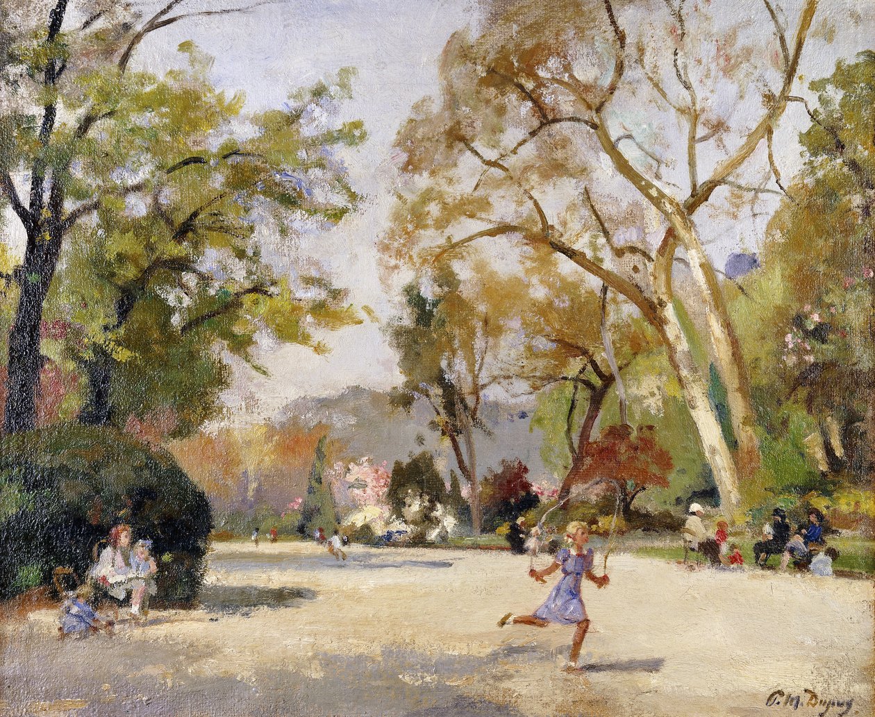 Barn i Parc Monceau; Barn på Parc Monceau av Paul Michel Dupuy