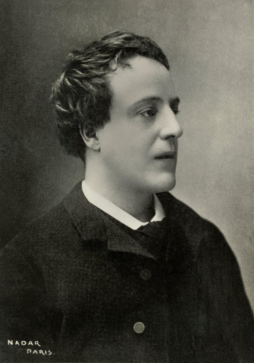 Portrett av Adolphe Willette (foto) av Paul Nadar