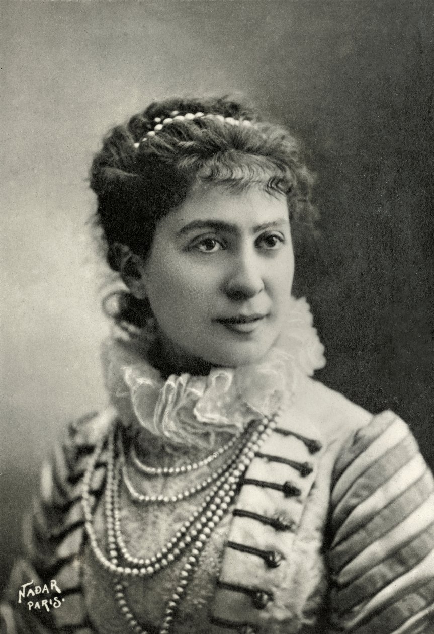 Portrett av Blanche Baretta - Ormer (foto) av Paul Nadar