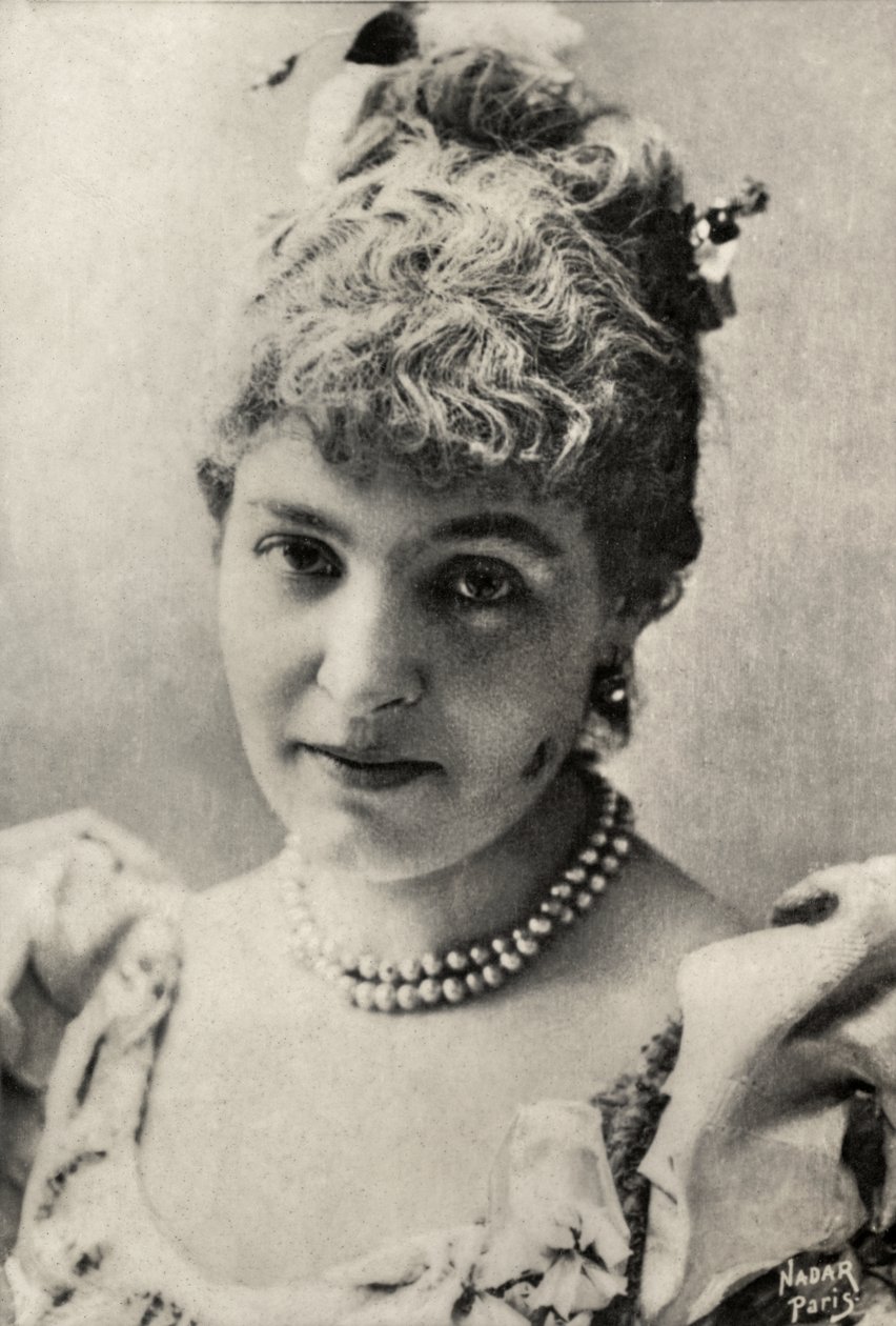 Portrett av Emilie Mily Meyer (foto) av Paul Nadar