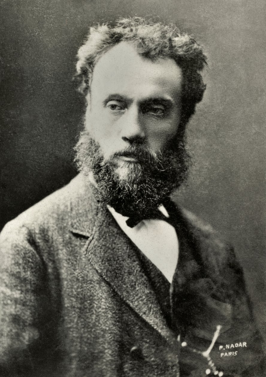 Portrett av Jean Paul Laurens (foto) av Paul Nadar