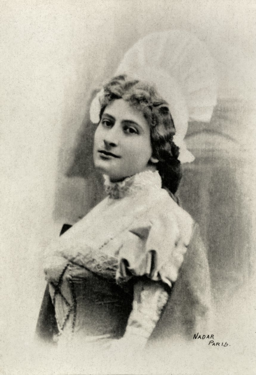 Portrett av Lucienne Breval (bilde) av Paul Nadar