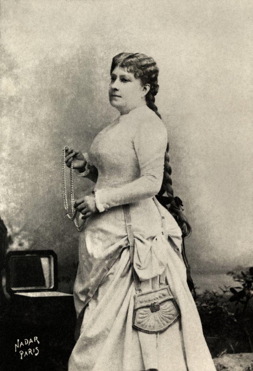 Portrett av Marie Felix, Miolan, Carvalho (bilde) av Paul Nadar