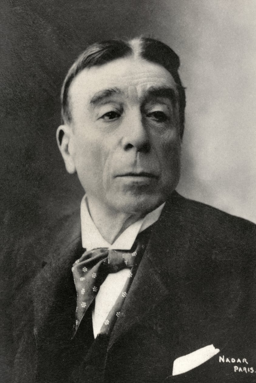 Portrett av René Lecomte kjent som Paulin Menier (foto) av Paul Nadar