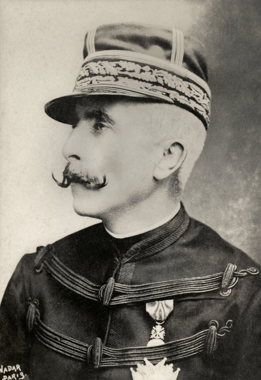 Portrett av den franske generalen Auguste de Galliffet (foto) av Paul Nadar