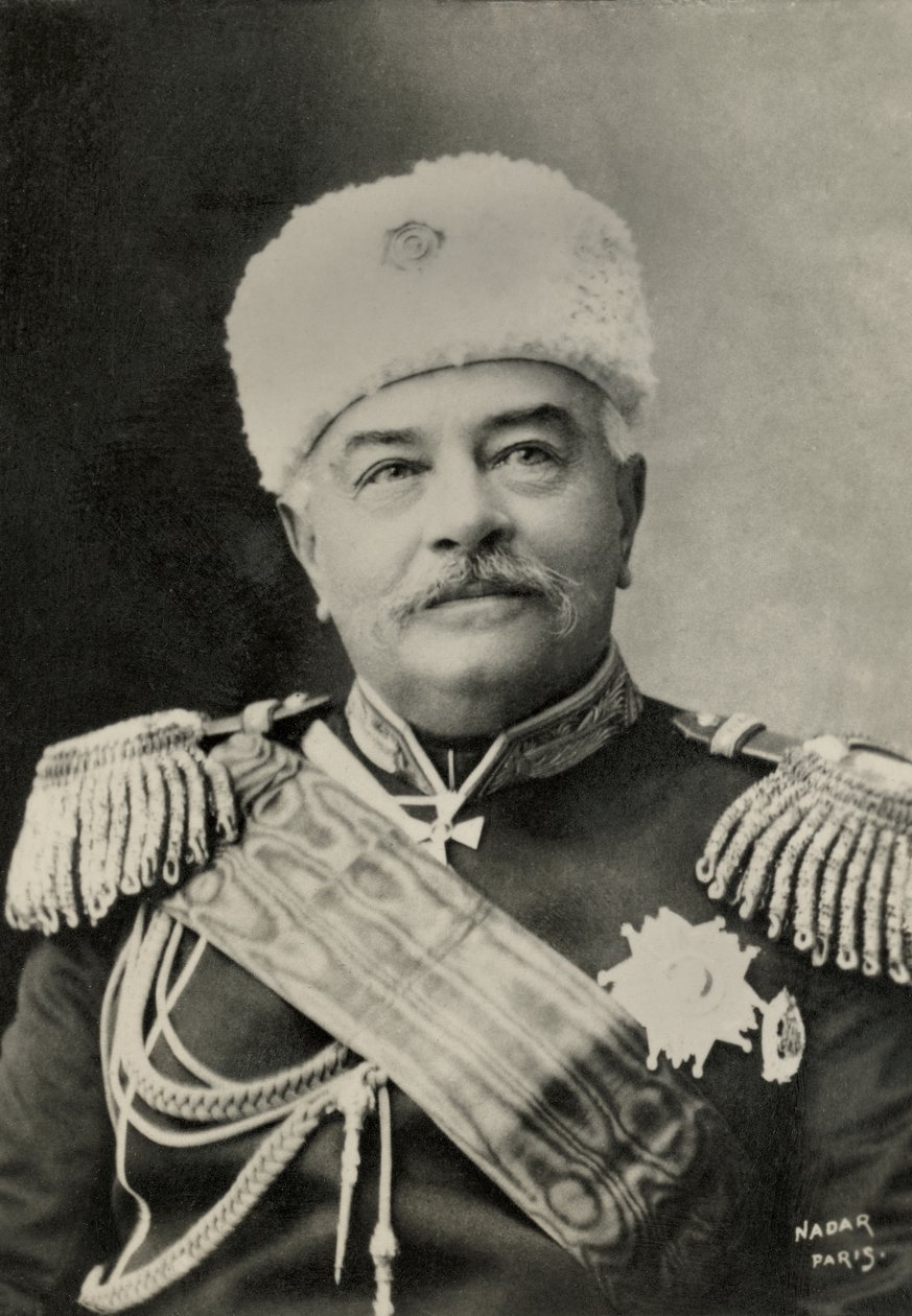 Portrett av den russiske generalen Dagromiroff (foto) av Paul Nadar