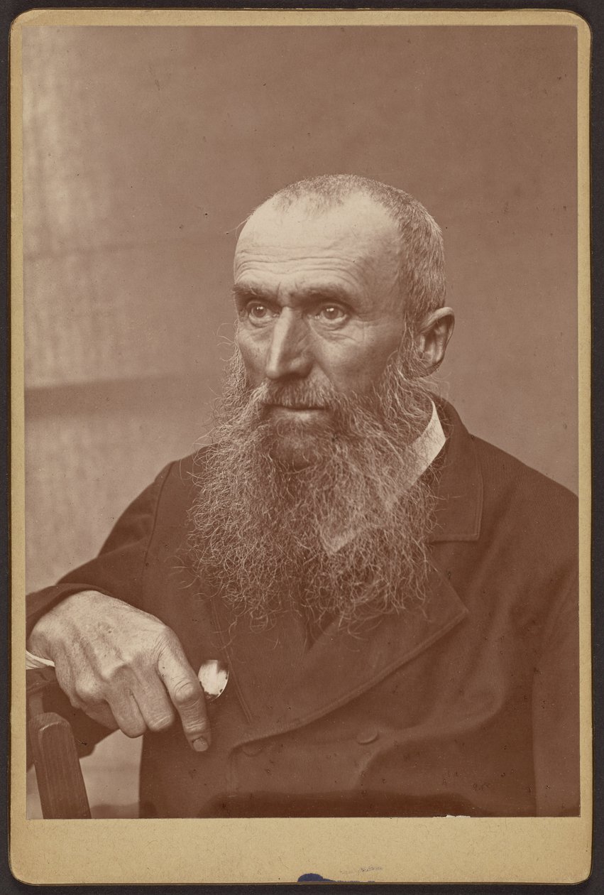 Portrett av en mann med kinnskjegg og skjegg av Paul Nadar