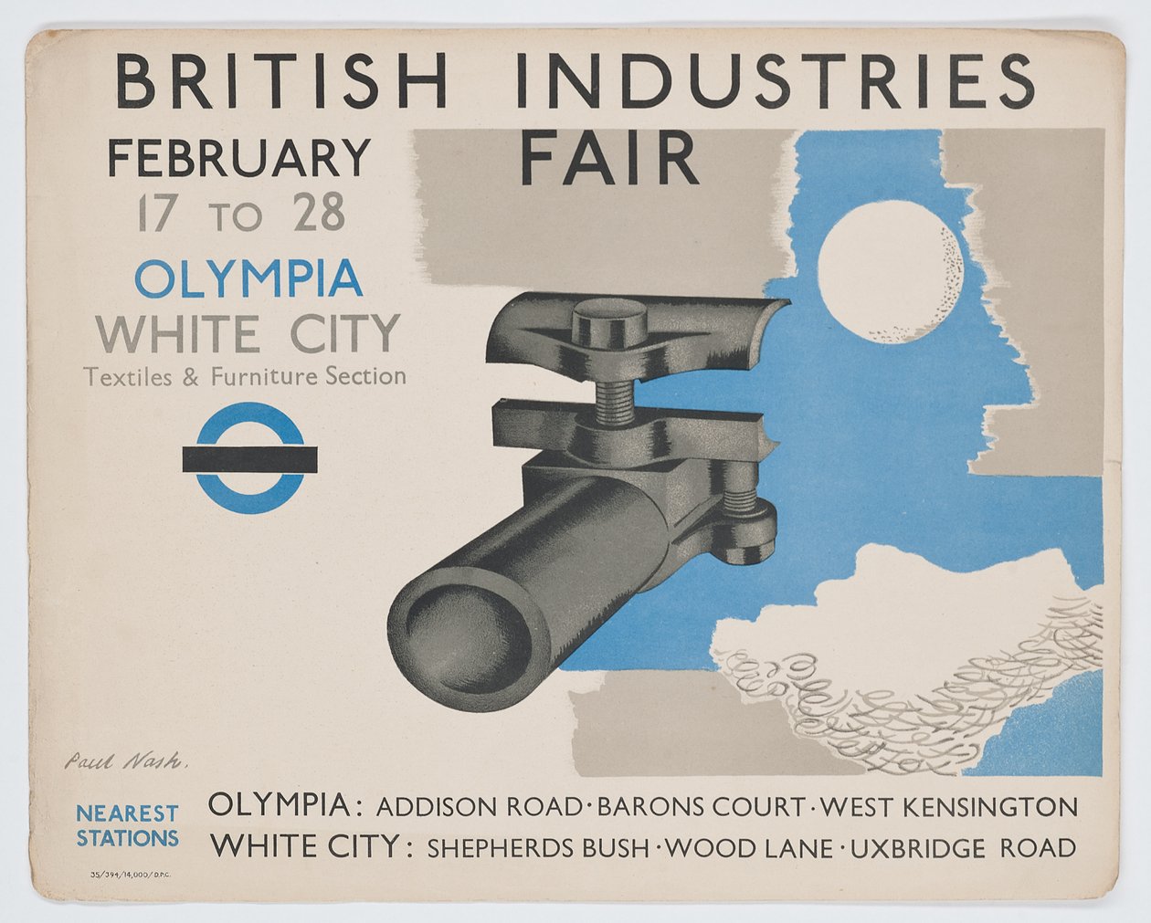 A London Underground poster advertising the British Industries Fair   1417443   no       norwegian Successfully Translated  Original: Portret van paus Julius III Translat: Portret van paus Julius III 1372658 no norwegian Successfully Translated Original: S av Paul Nash