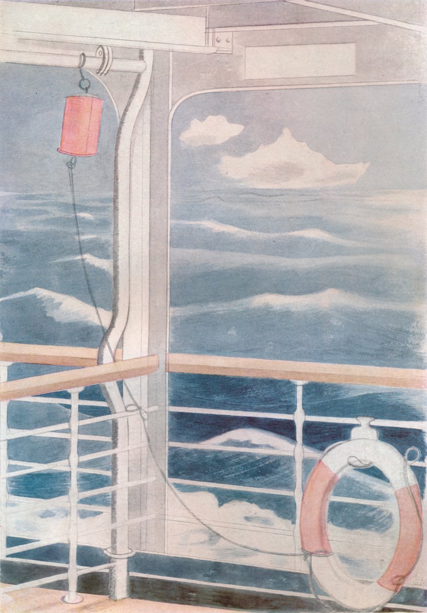 Atlanterhavet, 1900-tallet 1932 av Paul Nash