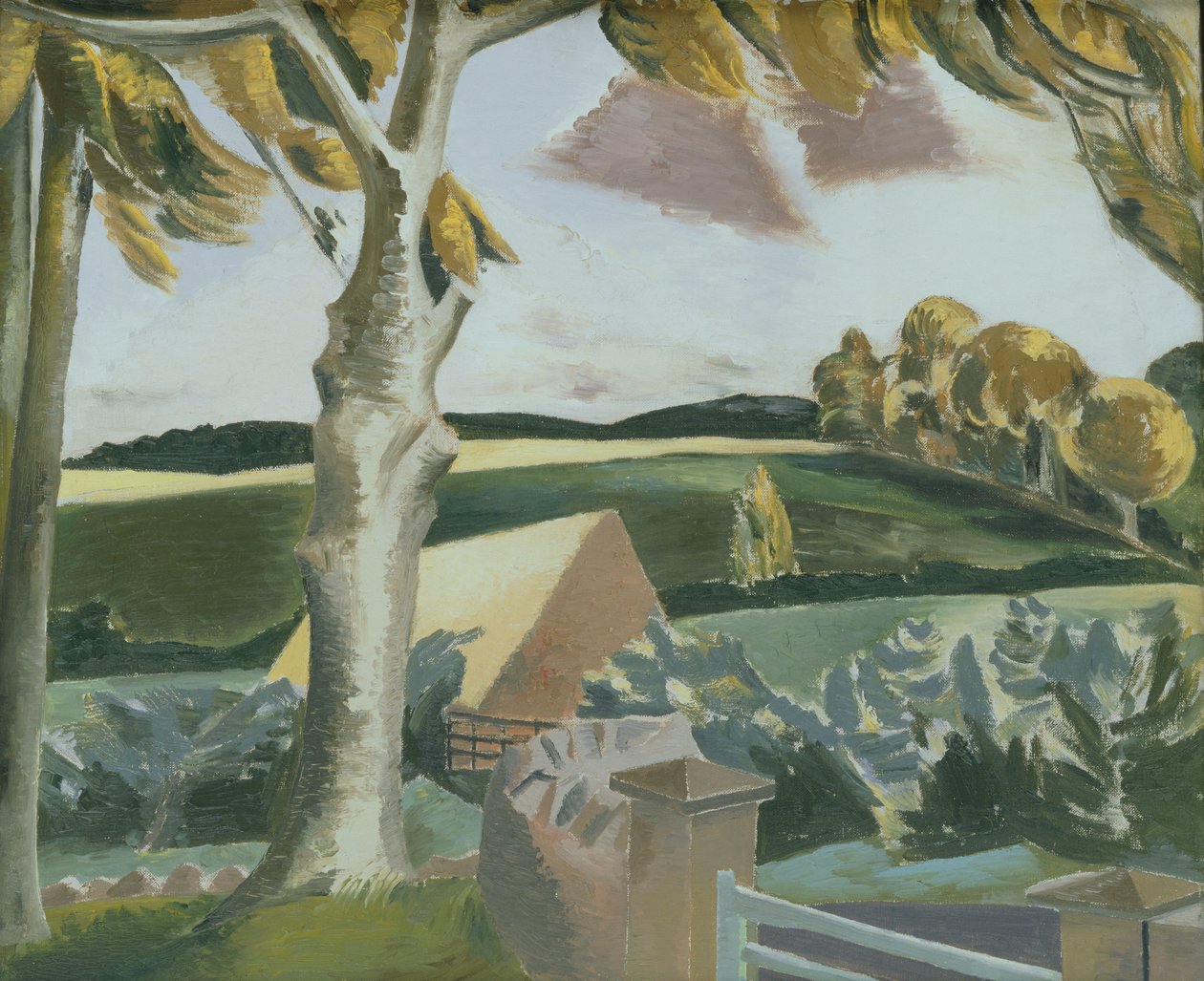 Cumberland landskap av Paul Nash