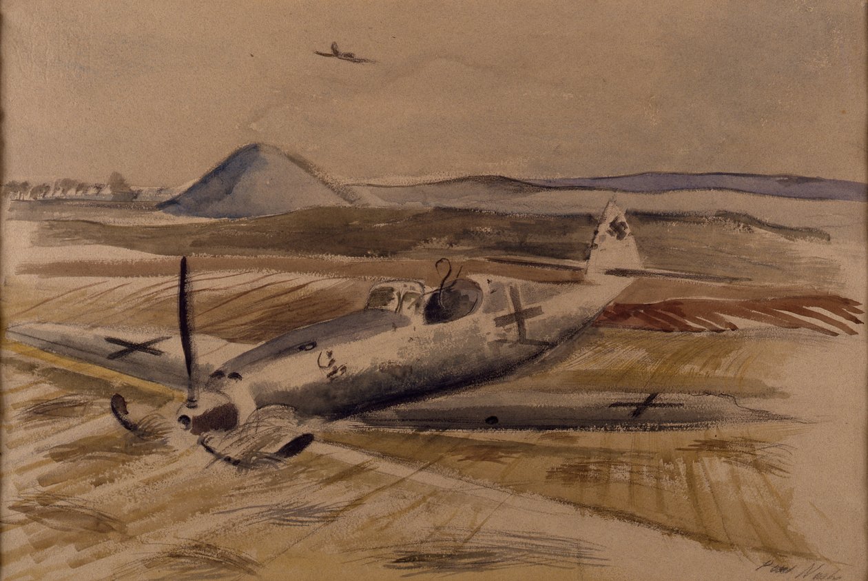 Encounter in the Afternoon, ca. 1940 (akvarell på papir) av Paul Nash