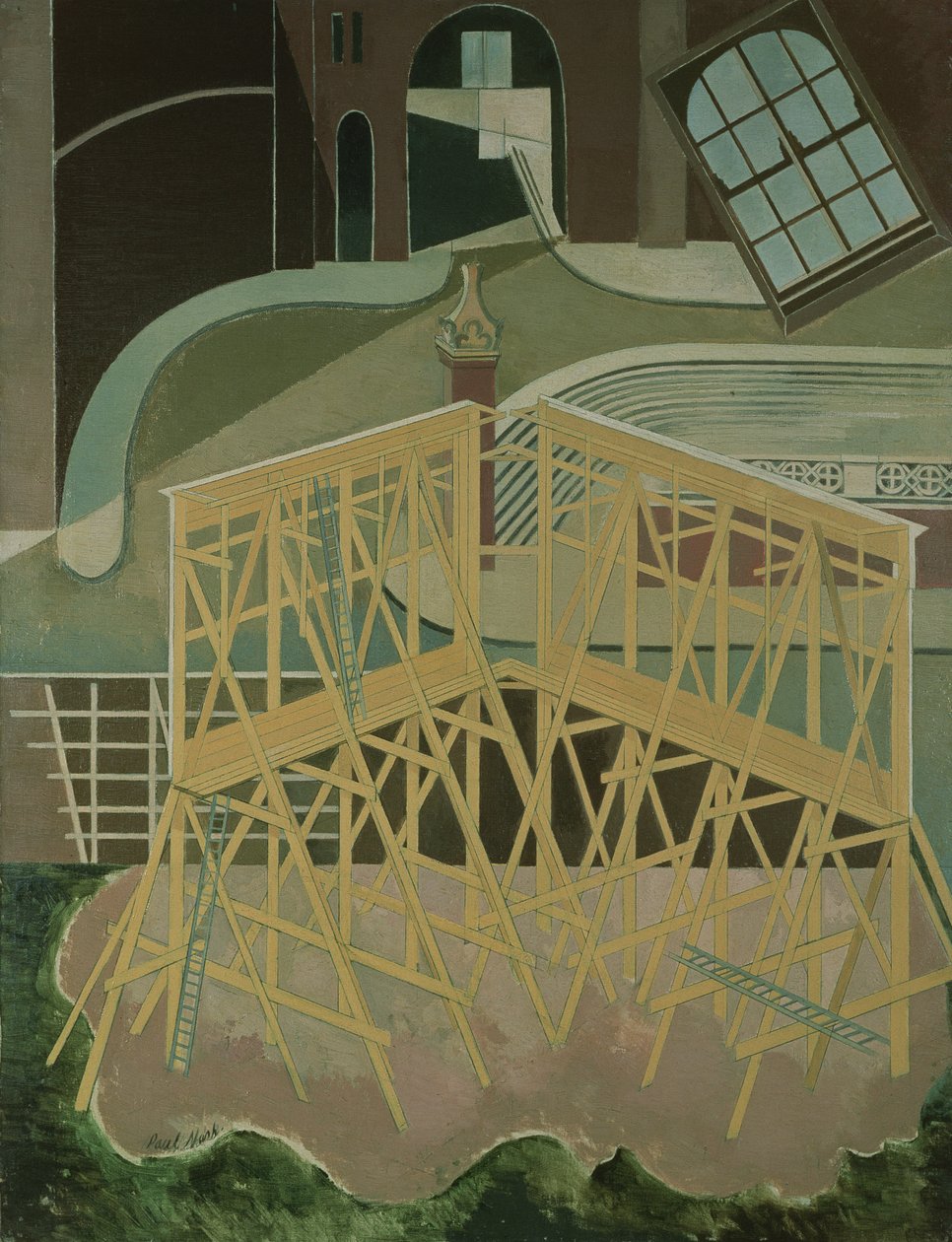 Northern Adventure (olje på lerret) av Paul Nash