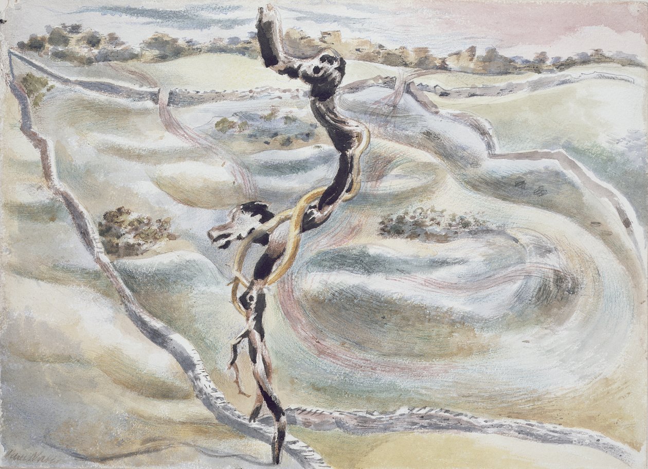 Objekt ved Scarbank av Paul Nash