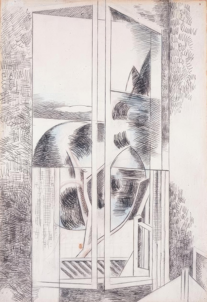 Riviera Window Abstrakt av Paul Nash