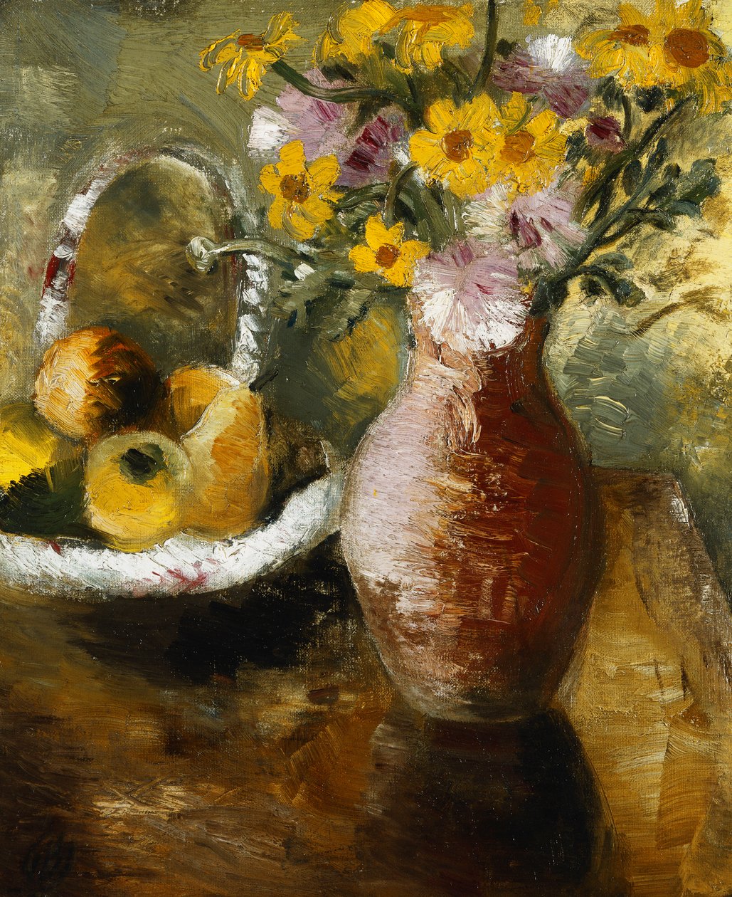 Sommerblomster i vase av Paul Nash