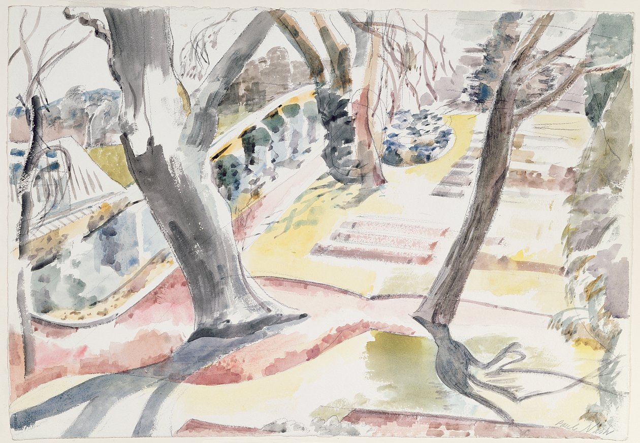 Hagen (akvarell på papir) av Paul Nash