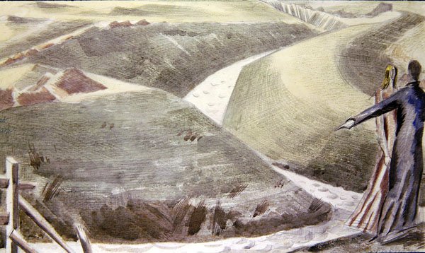 The Great Dyke, Romney Marsh av Paul Nash