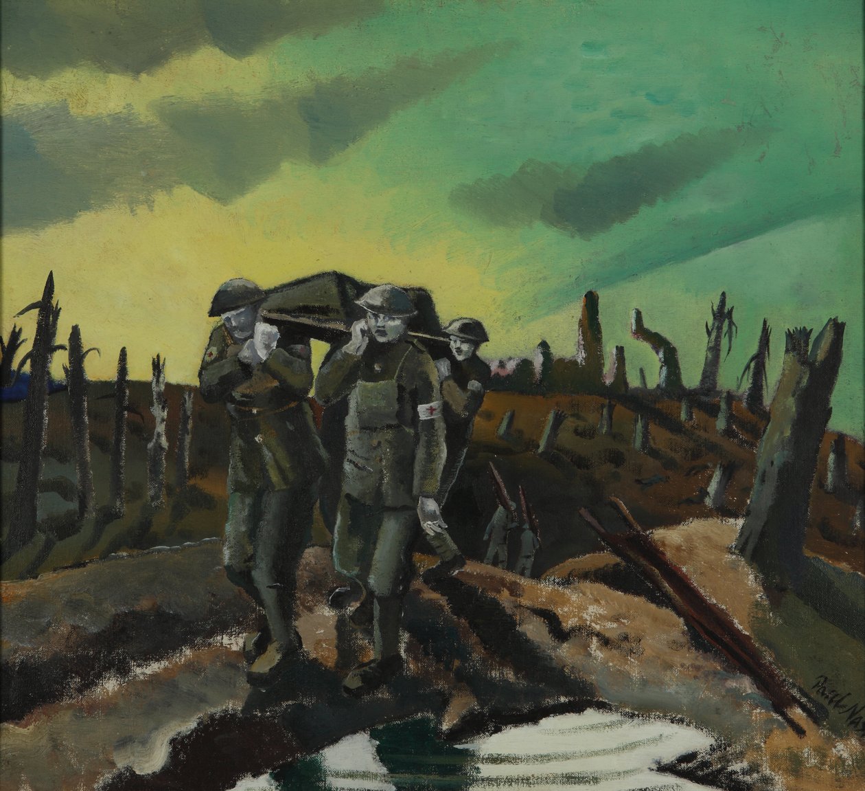 Såret, Passchendaele av Paul Nash